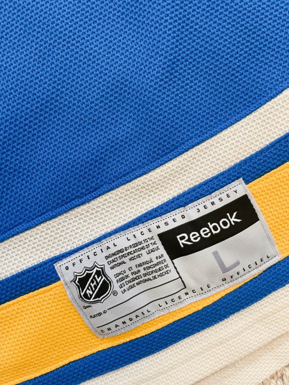 Men's St. Louis Blues Reebok Winter Classic Premier Blank Jersey - Picture 5 of 8